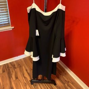 XL cute off shoulder Longsleeve dress